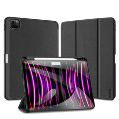 iPad Pro 11" (2025 / 2024) DUX DUCIS DOMO Series Cover m. Pen Holder - Sort