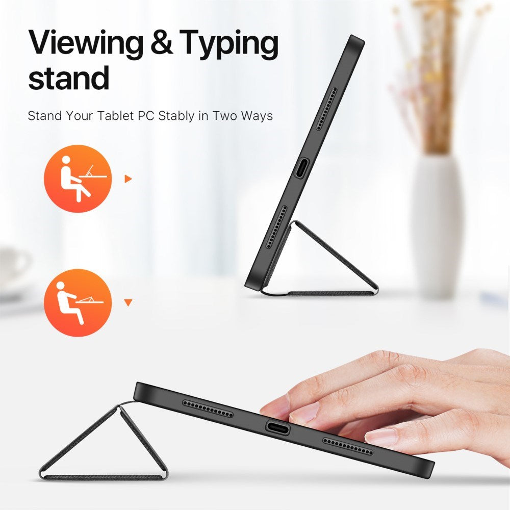 iPad Pro 11" (2025 / 2024) DUX DUCIS DOMO Series Cover m. Pen Holder - Sort