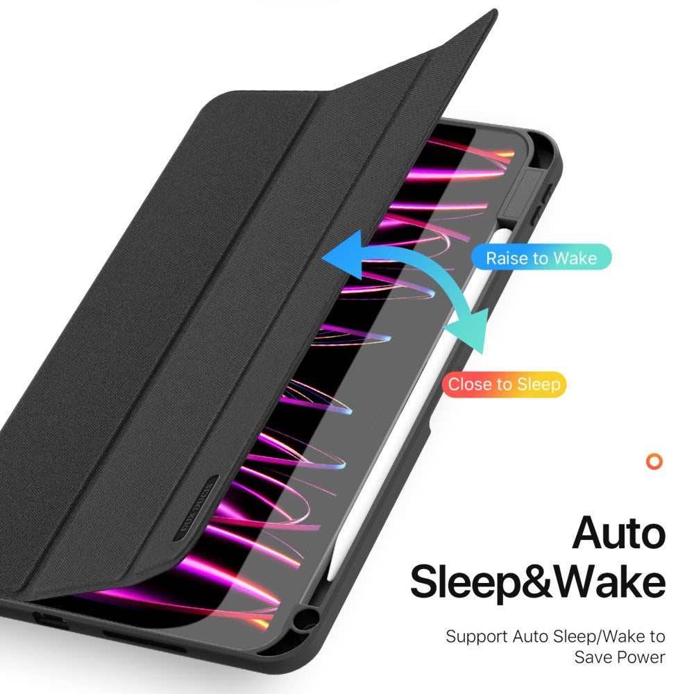iPad Pro 11" (2025 / 2024) DUX DUCIS DOMO Series Cover m. Pen Holder - Sort