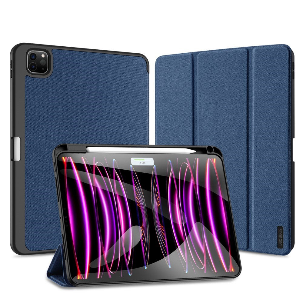 iPad Pro 11" (2025 / 2024) DUX DUCIS DOMO Series Cover m. Pen Holder - Blå