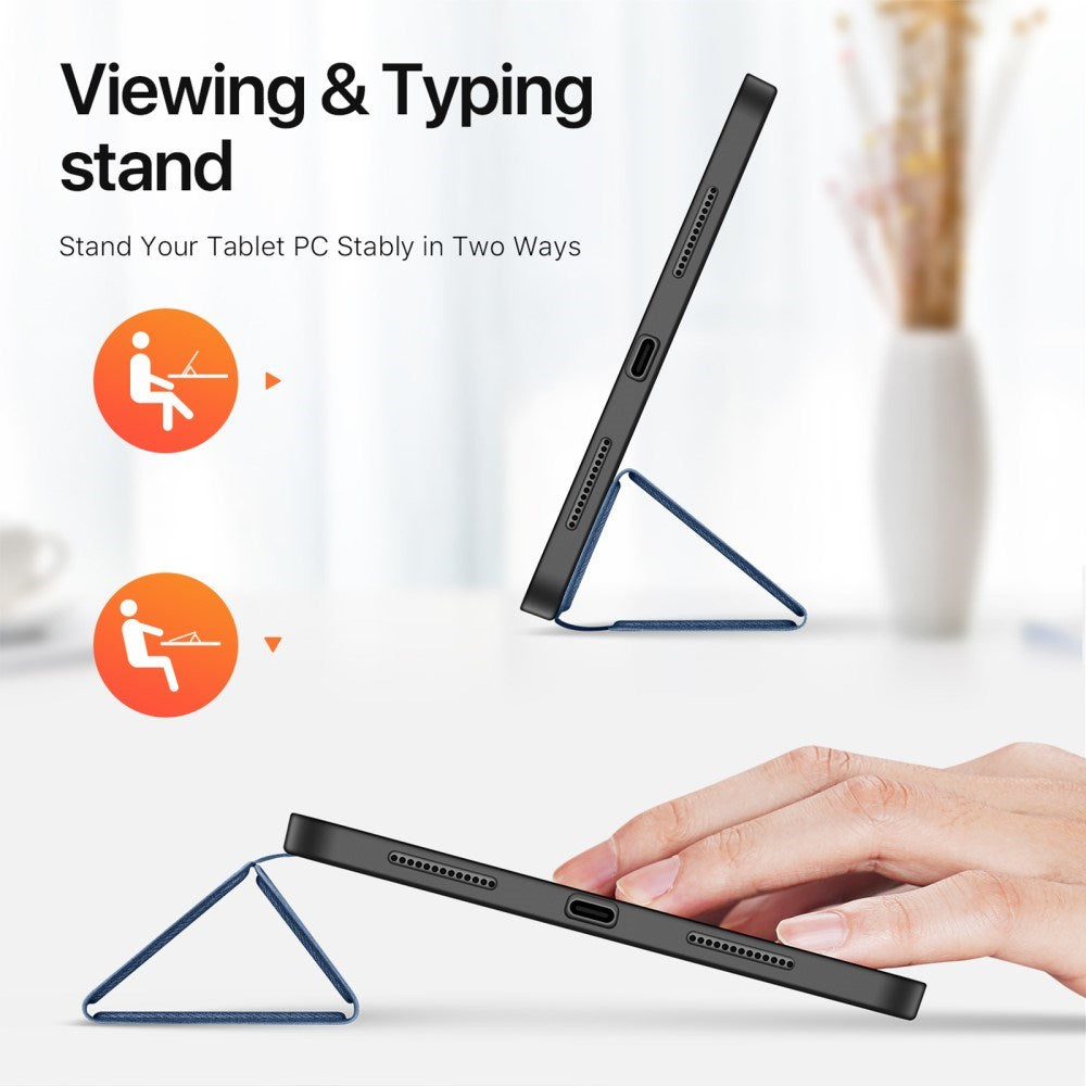 iPad Pro 11" (2025 / 2024) DUX DUCIS DOMO Series Cover m. Pen Holder - Blå
