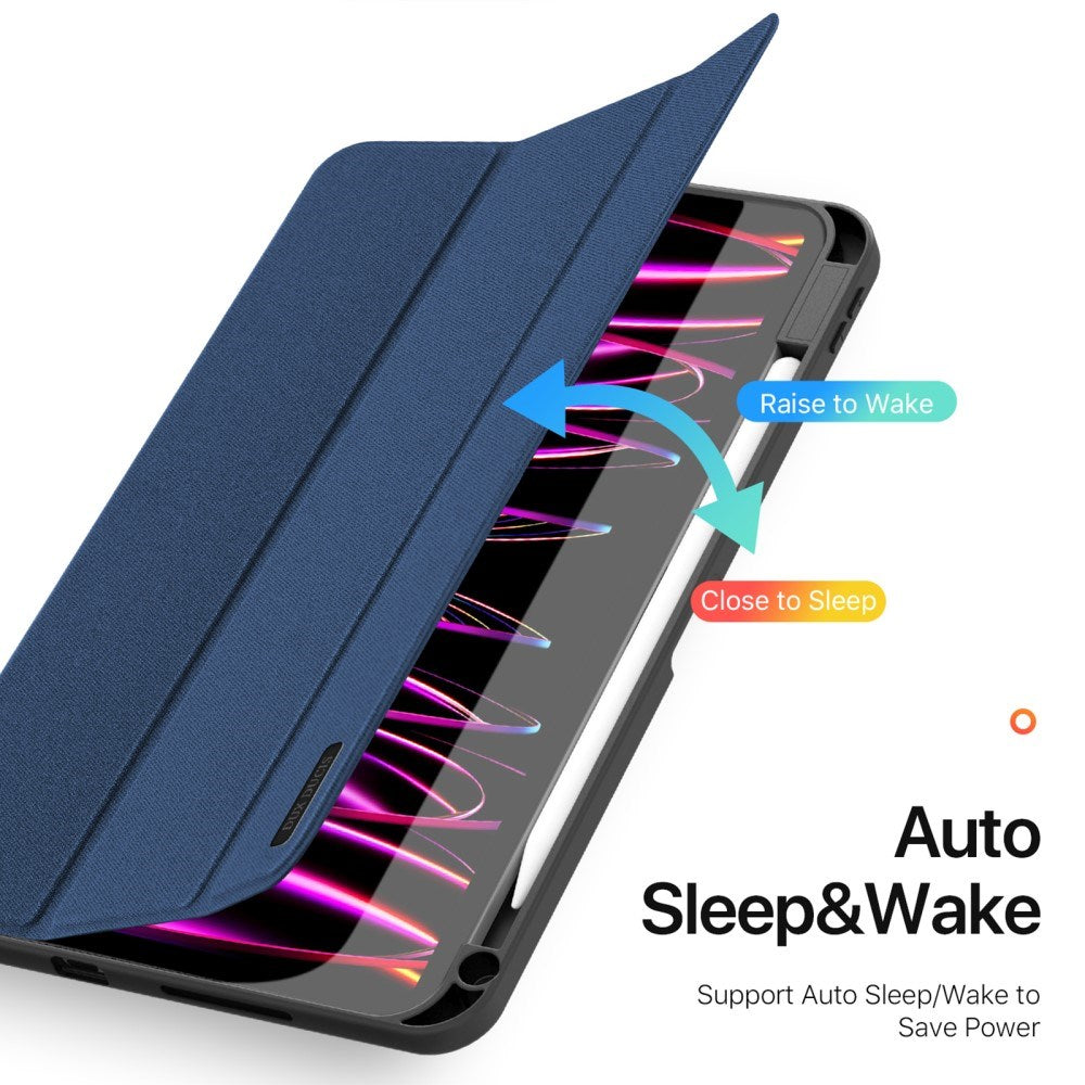 iPad Pro 11" (2025 / 2024) DUX DUCIS DOMO Series Cover m. Pen Holder - Blå
