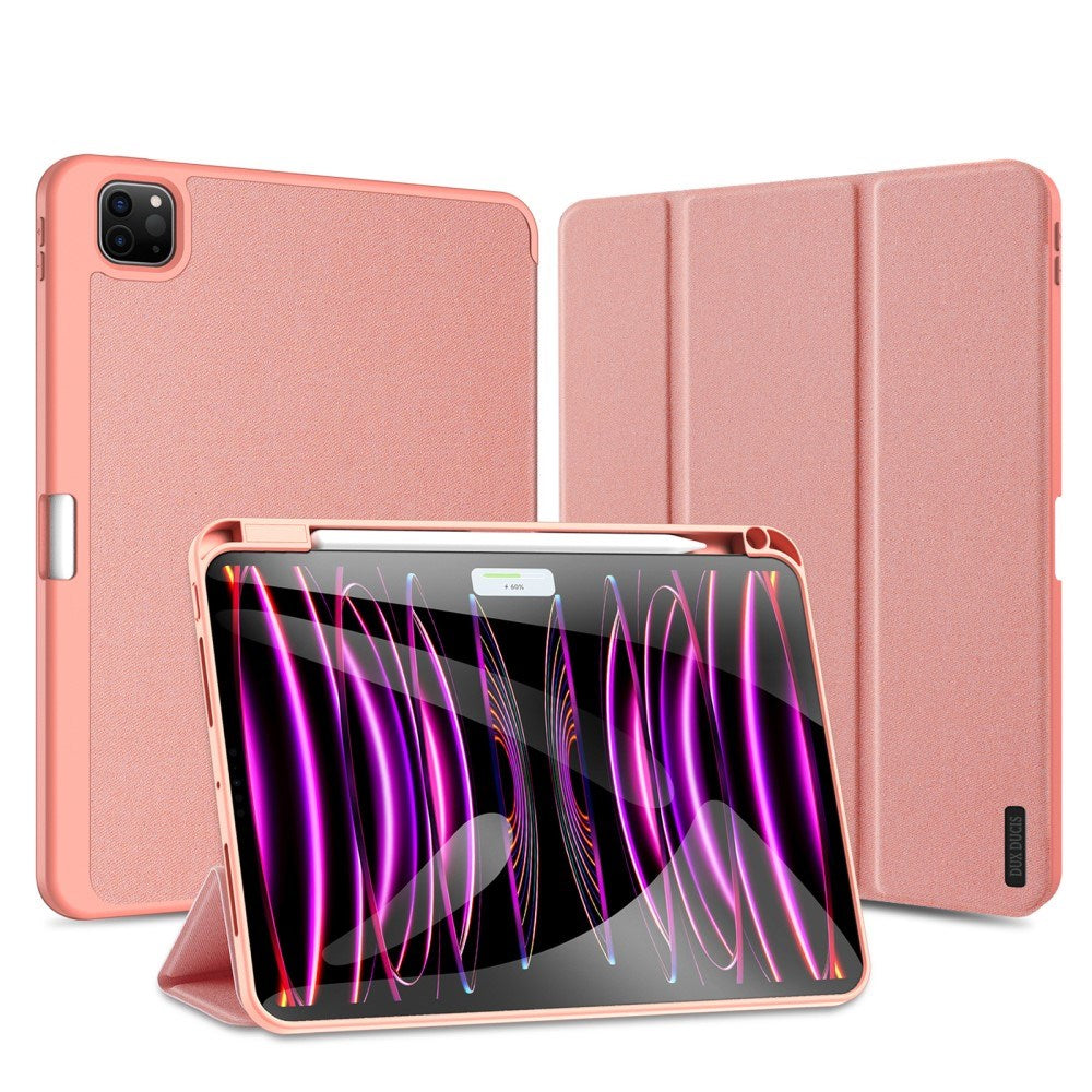iPad Pro 11" (2025 / 2024) DUX DUCIS DOMO Series Cover m. Pen Holder - Pink