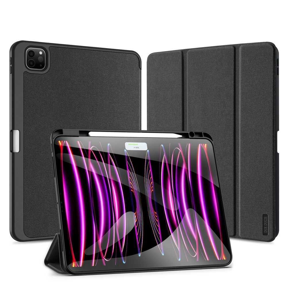 iPad Pro 13" (2025 / 2024) DUX DUCIS DOMO Series Cover m. Pen Holder - Sort