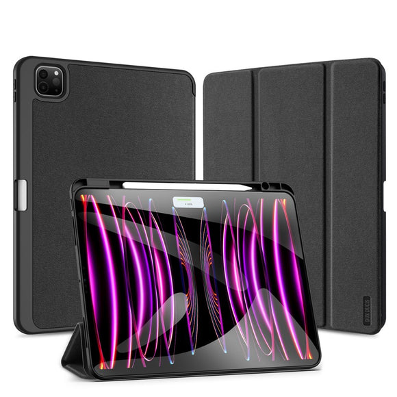 iPad Pro 13" (2025 / 2024) DUX DUCIS DOMO Series Cover m. Pen Holder - Sort