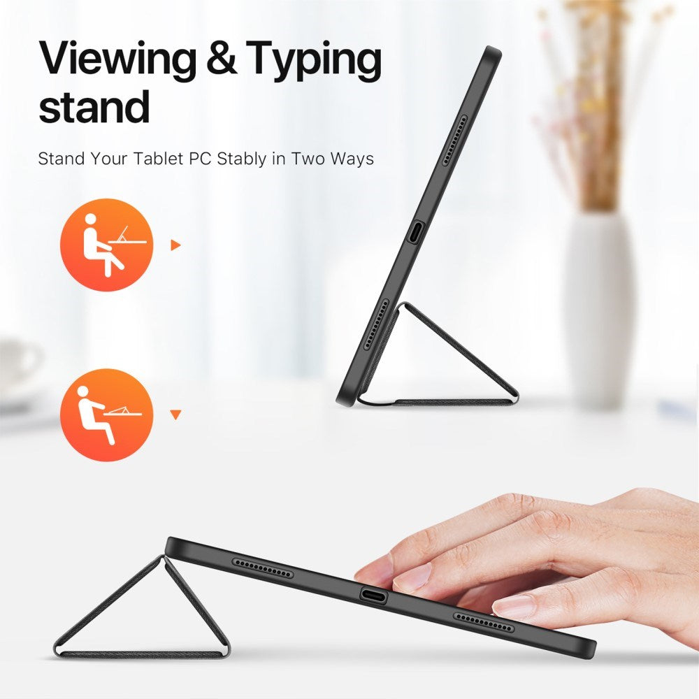 iPad Pro 13" (2025 / 2024) DUX DUCIS DOMO Series Cover m. Pen Holder - Sort
