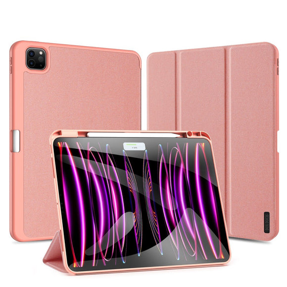 iPad Pro 13" (2025 / 2024) DUX DUCIS DOMO Series Cover m. Pen Holder - Pink