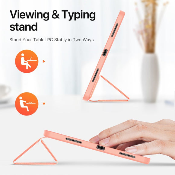 iPad Pro 13" (2025 / 2024) DUX DUCIS DOMO Series Cover m. Pen Holder - Pink