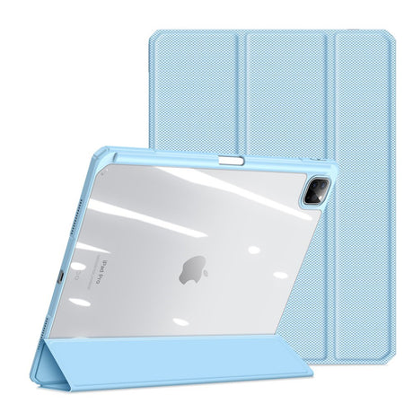 iPad Pro 13" (2025 / 2024) Shockproof Cover m. Penholder - DUX DUCIS TOBY Series - Gennemsigtig / Lyseblå