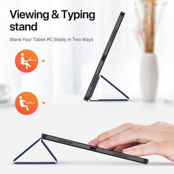 iPad Air 13" (2026 / 2025 / 2024) DUX DUCIS DOMO Series Cover m. Pen Holder - Blå