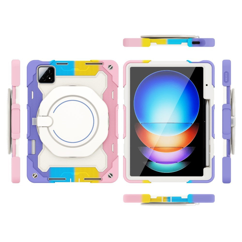 EIDERWOOD Xiaomi Pad 6S Pro Tablet Cover Anti-Drop m. Kickstand og Pen Holder - Multi Farve V3