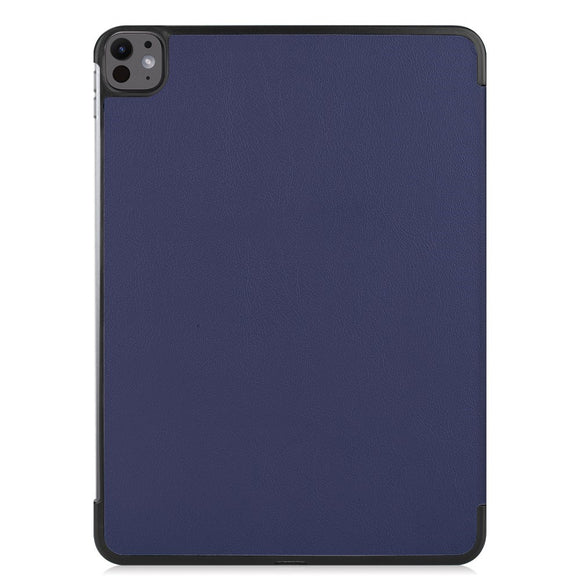 EIDERWOOD iPad Pro 13" (2025 / 2024) Tri-Fold Læder Cover - Blå