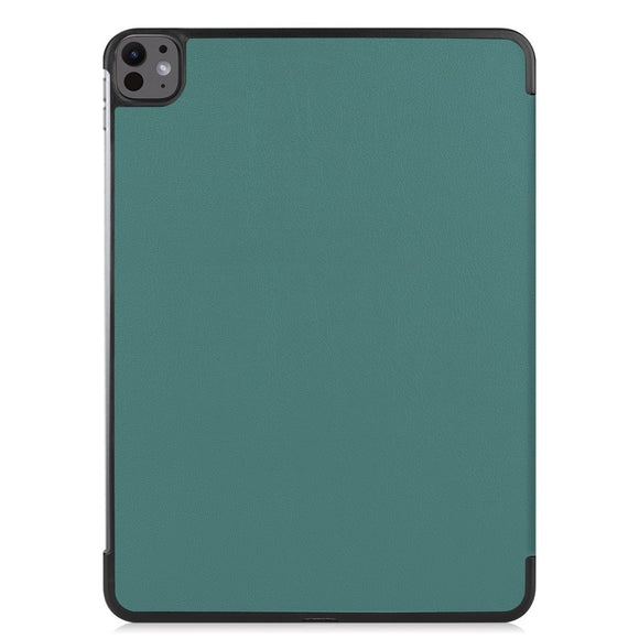 EIDERWOOD iPad Pro 13" (2025 / 2024) Tri-Fold Læder Cover - Grøn