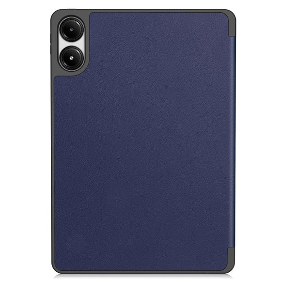 EIDERWOOD Xiaomi Redmi Pad Pro Tri-Fold Kunst Læder Cover m. Stylus Pencil Holder - Blå
