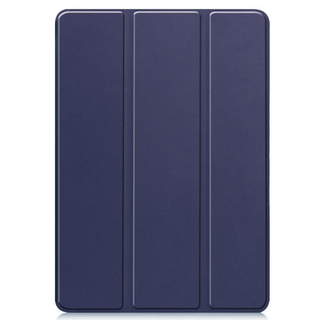 EIDERWOOD Xiaomi Redmi Pad Pro Tri-Fold Kunst Læder Cover m. Stylus Pencil Holder - Blå