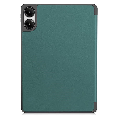 EIDERWOOD Xiaomi Redmi Pad Pro Tri-Fold Kunst Læder Cover m. Stylus Pencil Holder - Grøn