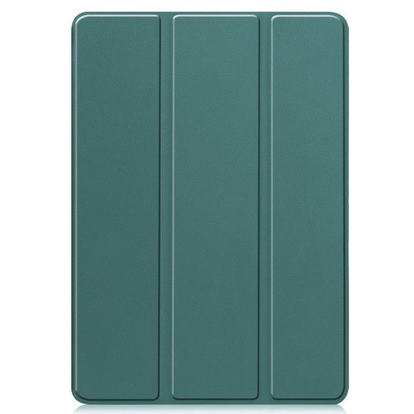 EIDERWOOD Xiaomi Redmi Pad Pro Tri-Fold Kunst Læder Cover m. Stylus Pencil Holder - Grøn