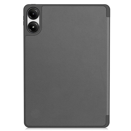 EIDERWOOD Xiaomi Redmi Pad Pro Tri-Fold Kunst Læder Cover m. Stylus Pencil Holder - Grå
