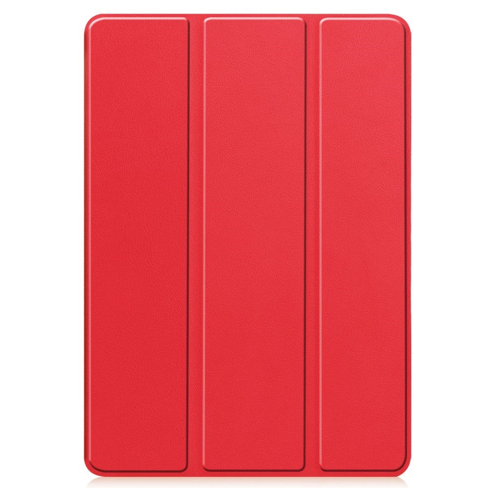 EIDERWOOD Xiaomi Redmi Pad Pro Tri-Fold Kunst Læder Cover m. Stylus Pencil Holder - Rød