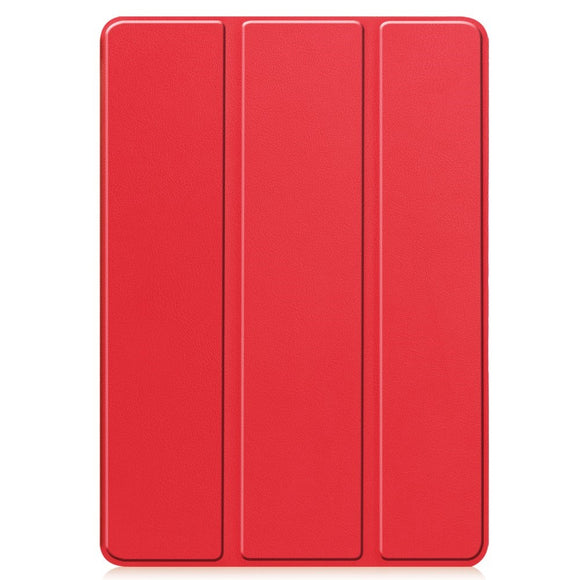 EIDERWOOD Xiaomi Redmi Pad Pro Tri-Fold Kunst Læder Cover m. Stylus Pencil Holder - Rød