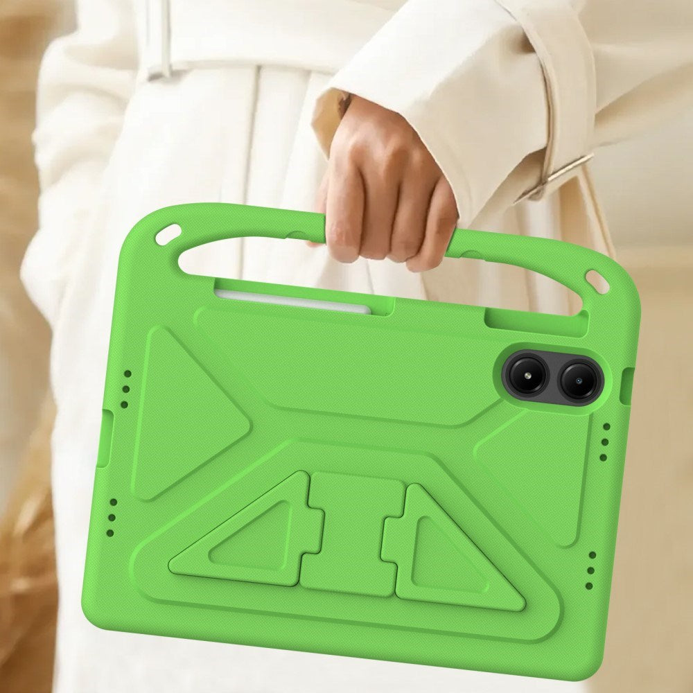 EIDERWOOD Xiaomi Redmi Pad Pro Børne Cover m. Håndtag - Grøn