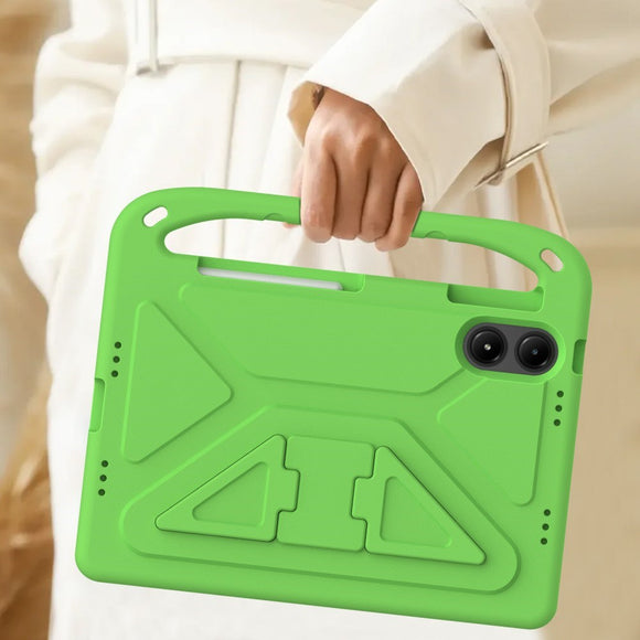 EIDERWOOD Xiaomi Redmi Pad Pro Børne Cover m. Håndtag - Grøn