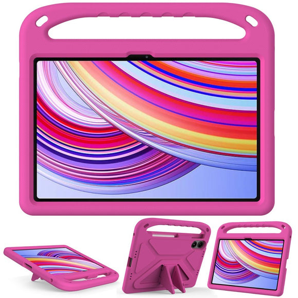 EIDERWOOD Xiaomi Redmi Pad Pro Børne Cover m. Håndtag - Lyserød