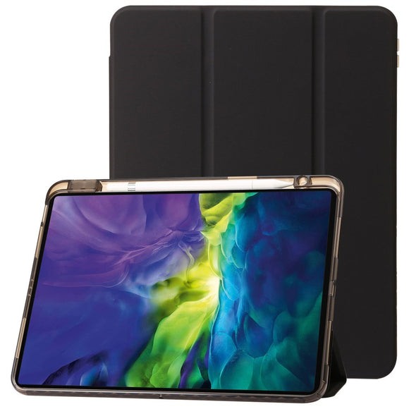EIDERWOOD iPad Pro 13" (2025 / 2024) Tri-Fold Kunst Læder Cover m. Apple Pencil Holder - Sort