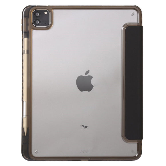 EIDERWOOD iPad Pro 13" (2025 / 2024) Tri-Fold Kunst Læder Cover m. Apple Pencil Holder - Sort