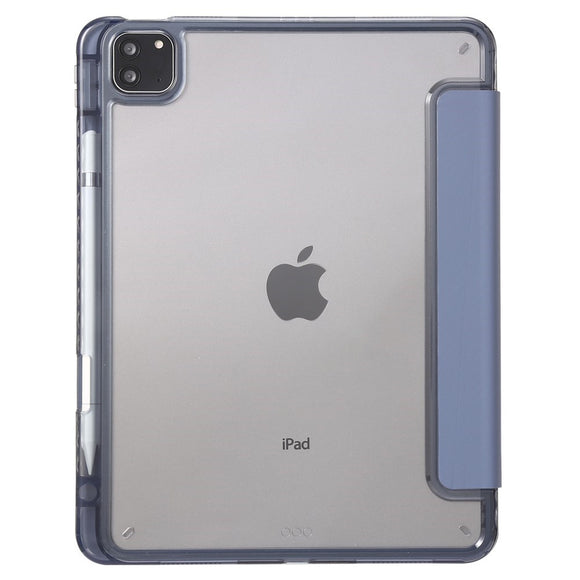 EIDERWOOD iPad Pro 13" (2025 / 2024) Tri-Fold Kunst Læder Cover m. Apple Pencil Holder - Lilla