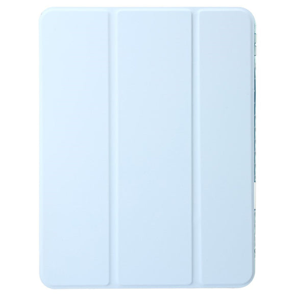 EIDERWOOD iPad Pro 13" (2025 / 2024) Tri-Fold Kunst Læder Cover m. Apple Pencil Holder - Lyseblå