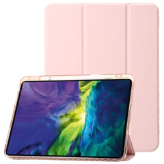 EIDERWOOD iPad Pro 11" (2025 / 2024) Tri-Fold Kunst Læder Cover m. Apple Pencil Holder - Lyserød