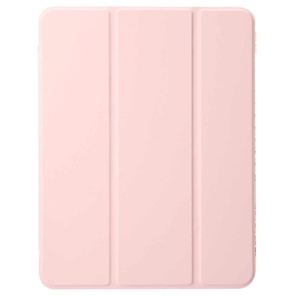 EIDERWOOD iPad Pro 11" (2025 / 2024) Tri-Fold Kunst Læder Cover m. Apple Pencil Holder - Lyserød
