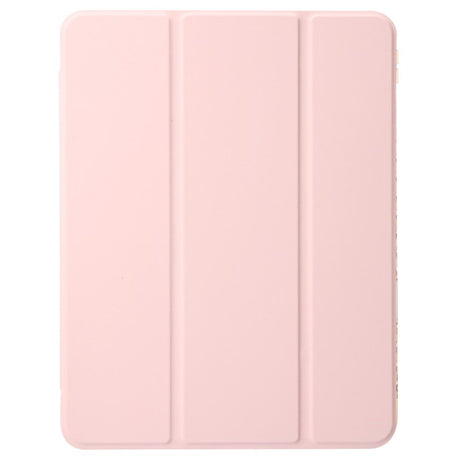 EIDERWOOD iPad Pro 11" (2025 / 2024) Tri-Fold Kunst Læder Cover m. Apple Pencil Holder - Lyserød
