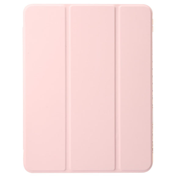 EIDERWOOD iPad Pro 11" (2025 / 2024) Tri-Fold Kunst Læder Cover m. Apple Pencil Holder - Lyserød