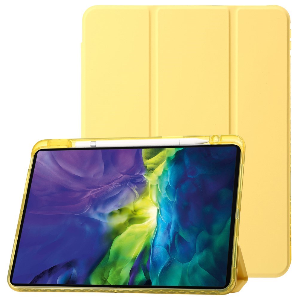 EIDERWOOD iPad Pro 11" (2025 / 2024) Tri-Fold Kunst Læder Cover m. Apple Pencil Holder - Gul