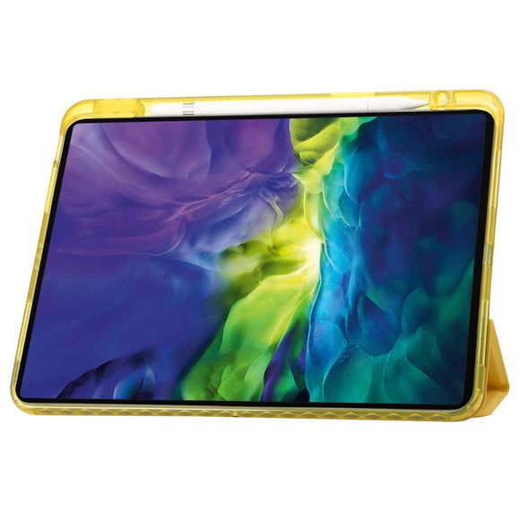 EIDERWOOD iPad Pro 11" (2025 / 2024) Tri-Fold Kunst Læder Cover m. Apple Pencil Holder - Gul