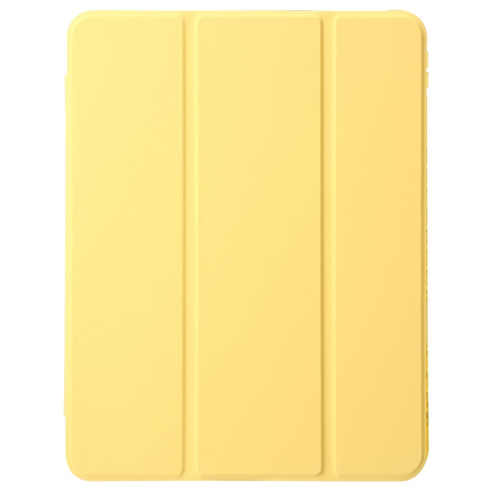 EIDERWOOD iPad Pro 11" (2025 / 2024) Tri-Fold Kunst Læder Cover m. Apple Pencil Holder - Gul