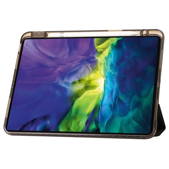 EIDERWOOD iPad Pro 11" (2025 / 2024) Tri-Fold Kunst Læder Cover m. Apple Pencil Holder - Sort