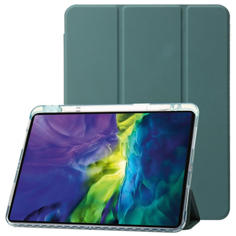 EIDERWOOD iPad Pro 11" (2025 / 2024) Tri-Fold Kunst Læder Cover m. Apple Pencil Holder - Grøn