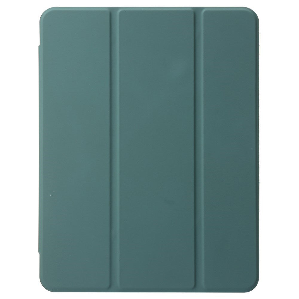 EIDERWOOD iPad Pro 11" (2025 / 2024) Tri-Fold Kunst Læder Cover m. Apple Pencil Holder - Grøn