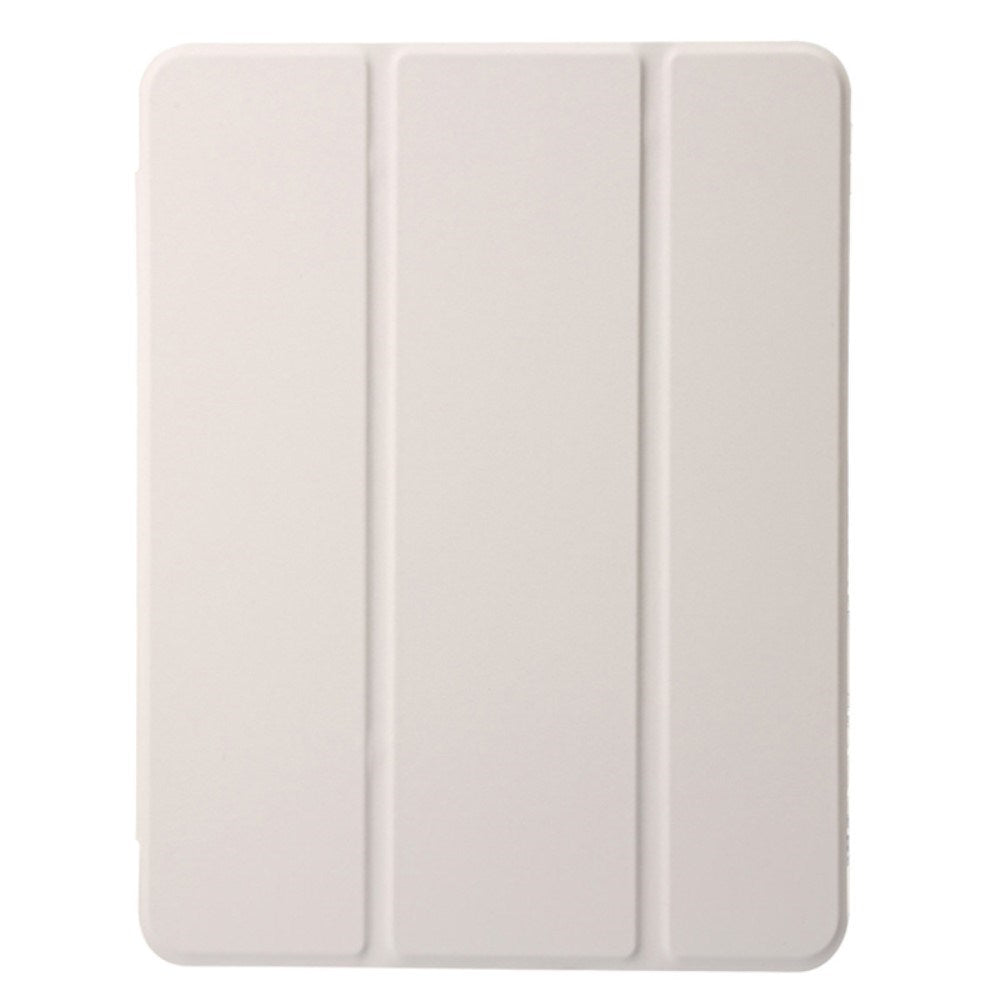 EIDERWOOD iPad Air 11" (2026 / 2025 / 2024) Tri-Fold Kunst Læder Cover m. Apple Pencil Holder - Grå