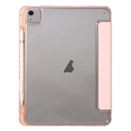 EIDERWOOD iPad Air 13" (2026 / 2025 / 2024) Tri-Fold Kunst Læder Cover m. Apple Pencil Holder - Lyserød