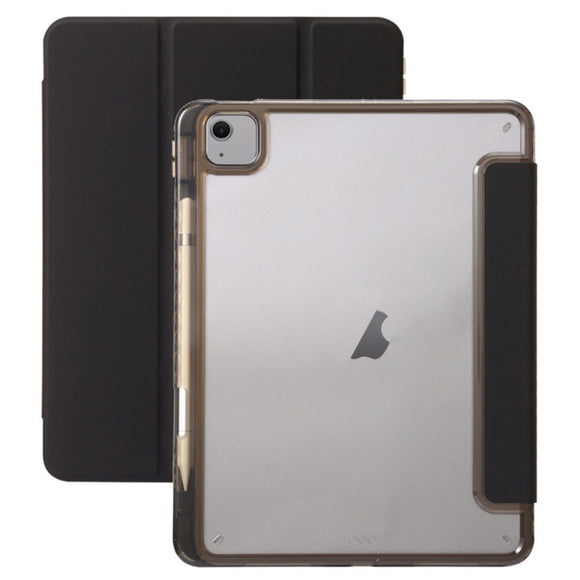 EIDERWOOD iPad Air 13" (2026 / 2025 / 2024) Tri-Fold Kunst Læder Cover m. Apple Pencil Holder - Sort