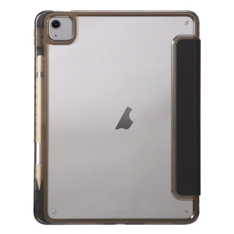 EIDERWOOD iPad Air 13" (2026 / 2025 / 2024) Tri-Fold Kunst Læder Cover m. Apple Pencil Holder - Sort