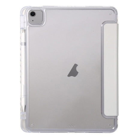 EIDERWOOD iPad Air 13" (2026 / 2025 / 2024) Tri-Fold Kunst Læder Cover m. Apple Pencil Holder - Grå