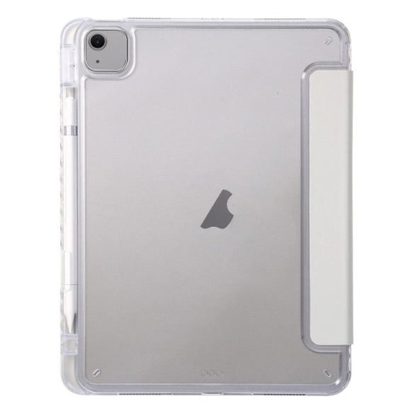 EIDERWOOD iPad Air 13" (2026 / 2025 / 2024) Tri-Fold Kunst Læder Cover m. Apple Pencil Holder - Grå