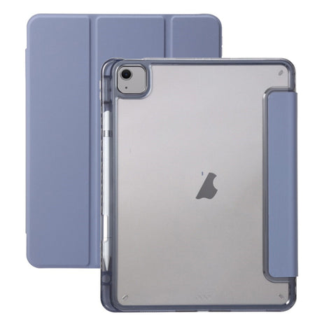 EIDERWOOD iPad Air 13" (2026 / 2025 / 2024) Tri-Fold Kunst Læder Cover m. Apple Pencil Holder - Lilla