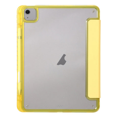 EIDERWOOD iPad Air 13" (2026 / 2025 / 2024) Tri-Fold Kunst Læder Cover m. Apple Pencil Holder - Gul