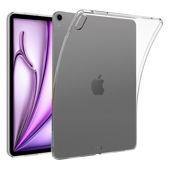 EIDERWOOD iPad Air 13" (2026 / 2025 / 2024) Fleksibelt TPU Plastik Cover - Gennemsigtig
